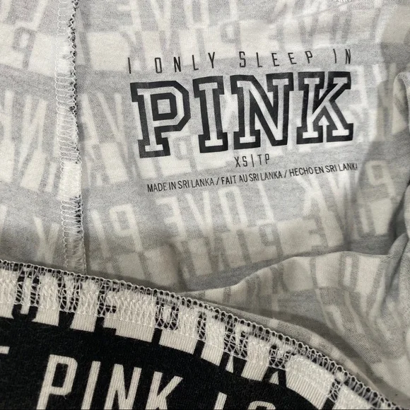 VS Pink Pajama Sleep Shorts Size XS EUC! - Picture 4 of 4